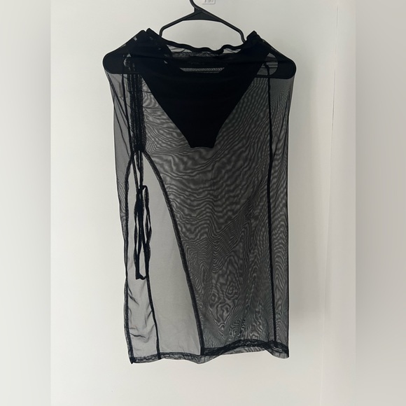 3. SHEIN See-Through Cover up Skirt - Picture 2 of 7